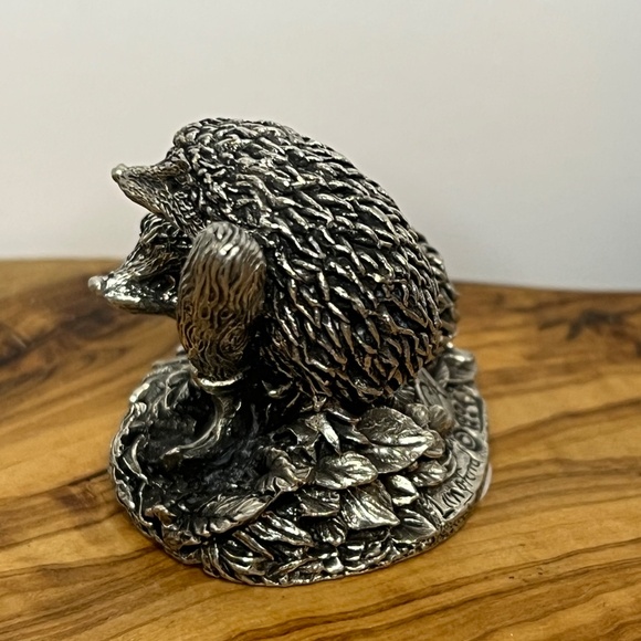 Royal Selangor Pewter Mini Hedgehogs Vintage 1994 Pristine 90’s Figurine - Picture 4 of 7